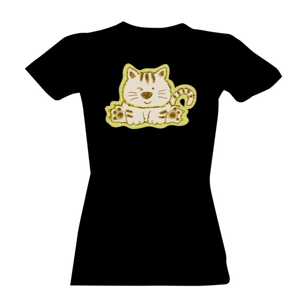 Tričko s potlačou Hele kotě