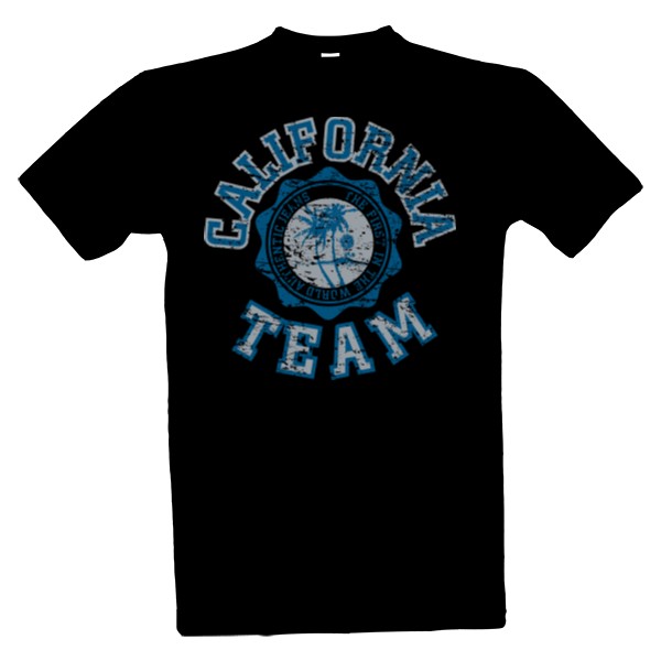 Tričko s potiskem Palmy s nápisem California team
