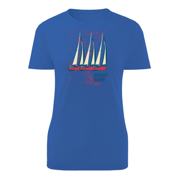 Tričko s potlačou Yacht club s potiskem plachetnic